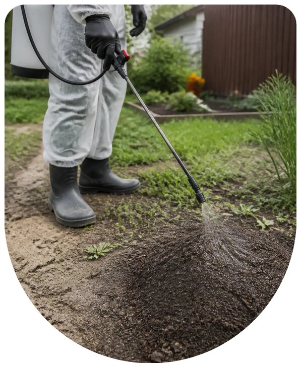 Профессиональная обработка участка от муравьев в Балахне