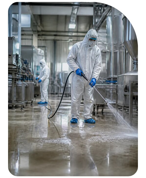 Профессиональная дезинфекция цеха в Балахне — от 10448 р. | Сенат-Блх